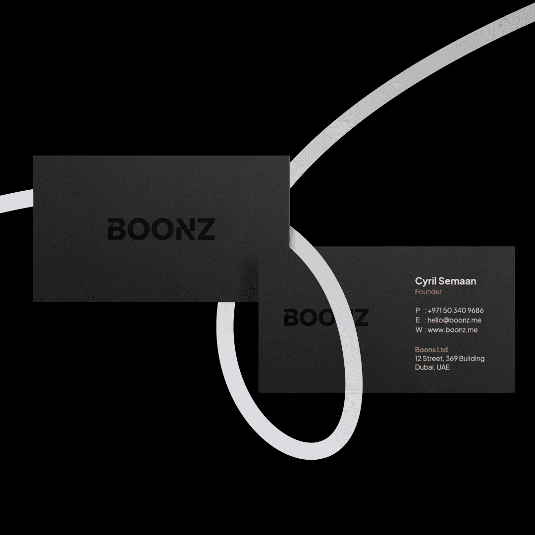 Corporate identity business card mockup