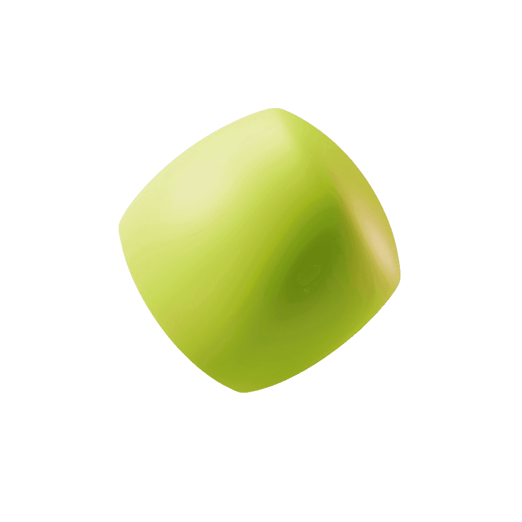 Lime green object
