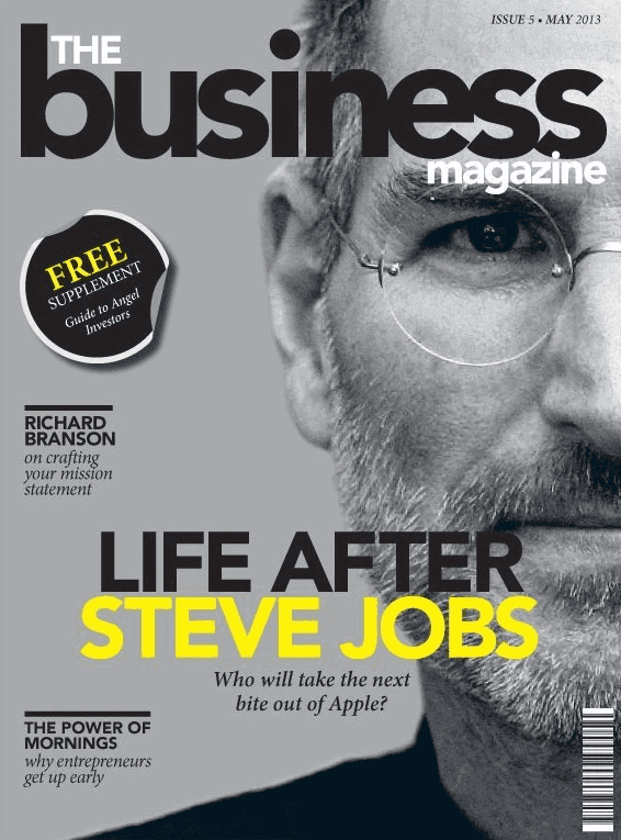 Magazine cover feature